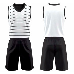 Ensembles d'uniformes de basket-ball imprimés respirants pour adultes, design sans manches de haute qualité, uniforme de basket-ball sportif, meilleur prix - Product Image 1