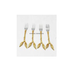 Ensemble de couverts de cuisine de qualité supérieure, argenterie et aluminium poli or, design de couverts pour une utilisation en cuisine - Product Image 1