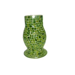 New 2024 Creative Mosaic <b>Hurricane</b> Candlestick Home Decoration Handmade Candle Holder Candlestick Decor Miniature Home Decor - Product Image 1