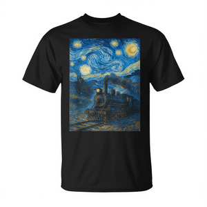 T-Shirt Promozionale con Motivo di Locomotiva a Vapore per Adulti - Product Image 2