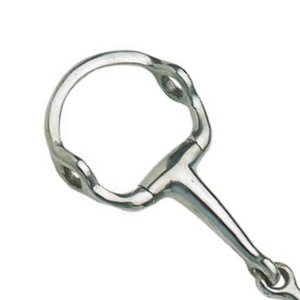 Eggbutt Gag Horse Bit | Mèche articulée en acier inoxydable durable pour l'entraînement équestre, l'équitation et le contrôle des chevaux - Product Image 2