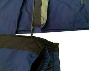 Ensemble de survêtements d'hiver coupe-vent en polyester/coton pour hommes personnalisés avec veste cargo coupe-vent et joggers vêtements de sport deux pièces - Product Image 6