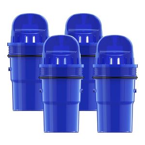 4 paquets de filtres à eau pour pichet, certifiés NSF, charbon actif et résine, réduisent 100 contaminants, CRF950Z PPF951K PPF900Z - Product Image 1