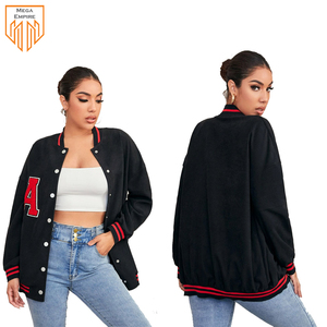 Mega Empire's New Trending Oversize Chaqueta Varsity Personalizada para Mujer Cómoda y Transpirable Impreso Technics - Product Image 6