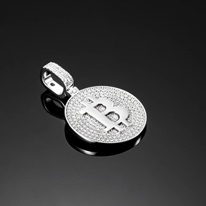 Colgante de Diamantes CZ con Baño de Oro para Hombre, Estilo Hip Hop, Diseño Moderno y Personalizado - Product Image 3