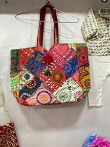 High Quality Indian Vintage Traditional Banjara Embroidered Bag Women's Bohemian Style Shopping Bag Chains Decoration Old Tribal - Product Image 2