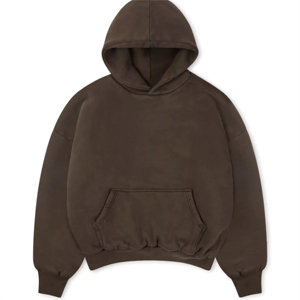Nouveau sweat-shirt à capuche unisexe tendance pour l'hiver, pull oversize décontracté, streetwear pour hommes et femmes, coupe ample, long, brodé, uni, teint - Product Image 1