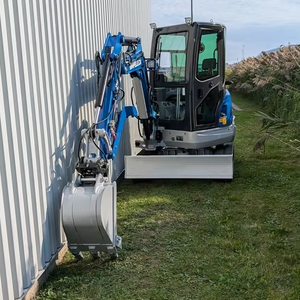 Mini-excavatrice avec pelle à tranchée de 1 tonne, godet de 380 mm de large, moteur principal de 3,5 T, pompe, garantie de 2 ans, origine américaine - Product Image 5