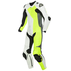 Combinaison de course de moto personnalisée 2025 de dernière conception, vêtements de moto en cuir imprimés - Product Image 1