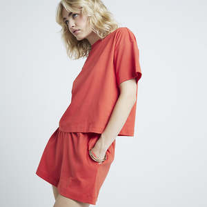 Summer New <b>Women</b> Casual <b>Shorts</b> <b>Sets</b> <b>Short</b> Sleeve <b>T</b> <b>Shirt</b> <b>Shorts</b> Solid <b>Sets</b> Brand Clothing 2 Piece <b>Set</b> Breathable High Waist 2025 - Product Image 4