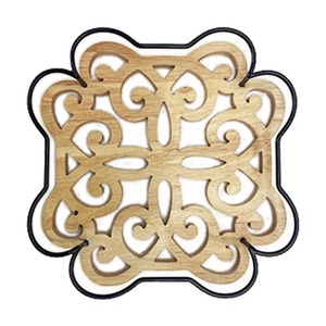 Bandeja de madera hecha a mano para servir para el hogar, cocina, mesa de comedor, plato de madera rústica para aperitivos, desayuno, té y decoración - Product Image 6