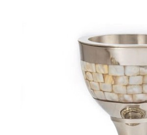 Luxury <b>Silver</b> Mother of Pearl Inlay Bakhoor <b>Burner</b> Oud Incense Holder Antique Style Arabic Mabkhara For Middle East & Gulf Home - Product Image 6