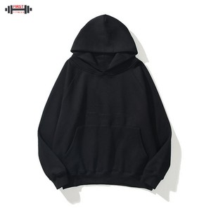 Pull à capuche unisexe à manches longues 300g/m2 pour homme, taille plus, teint en couleur unie, mode personnalisée - Product Image 2