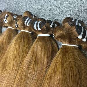 Cheveux bruts vietnamiens 100% cheveux humains naturels collectés auprès de jeunes filles vietnamiennes de haute qualité, doux et lisses h - Product Image 3