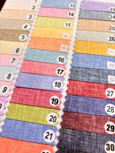 Tissu de chemise en polycoton aspect lin 58  Qualité d'exportation pour les acheteurs mondiaux à prix abordable - Product Image 3