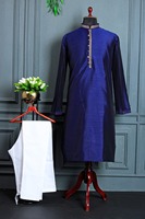 Pyjama Kurta en soie pour hommes indiens de superbe qualité élégant tenue de festival ethnique pour les fêtes Collection exclusive Pyjama Kurta