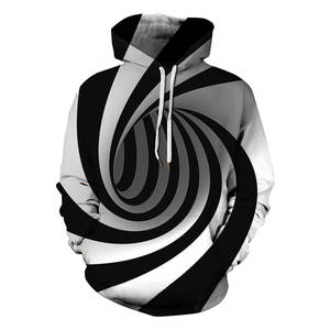 Usine de sweats à capuche de marque privée imprimée en 3D en vrac sweats à capuche imprimés personnalisés sweat-shirt de ville fournisseur OEM 100% coton ou polyester - Product Image 1