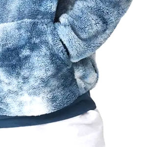 Venta al por mayor Sherpa polar sudaderas con capucha para hombres personalizado 100% algodón sudaderas cálido Casual transpirable sólido estampado patrón forrado para - Product Image 6