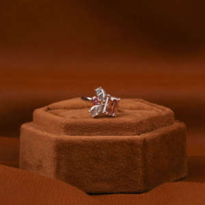 Anillo de compromiso de lujo de oro macizo de 18 quilates para mujer, 2,6 quilates, laboratorio multiforma creado, Diamante certificado IGI - Product Image 3