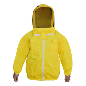 Venta al por mayor apicultura chaqueta ventilada tela hecha de algodón mejor apicultor chaqueta protectora Mono para adultos y niños OEM - Product Image 6