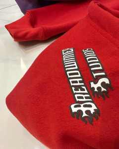 Haute qualité 100% coton basique mélangé polaire à capuche pour hommes respirant sérigraphie avant dos fermeture éclair solide hiver sweats à capuche - Product Image 6