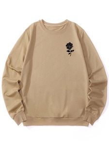 Sweat-shirts en molleton de coton vierges en gros, personnalisables avec logo, à manches longues et col rond, pour hommes et femmes - Product Image 6
