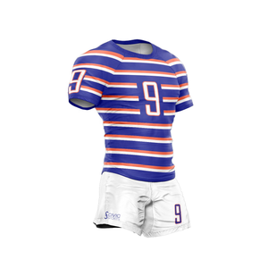 Uniforme de rugby sublimé de qualité supérieure fabriqué en usine SIBRIN nom et numéro de l'équipe personnalisés respirants à séchage rapide uniforme de football américain - Product Image 5