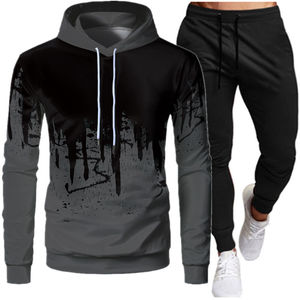 2023 alta calidad personalizado Unisex otoño Casual algodón + poliéster transpirable Tech Fleece chándal con bordado liso - Product Image 5
