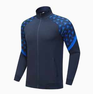 Survêtement d'entraînement pour hommes Ensemble de course à manches longues avec capuche et fermeture éclair - Product Image 4