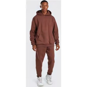 Conjuntos de Sudaderas con Capucha para Hombre, Estilo Holgado, Lisas, de Felpa, Estilo Vintage, Chándal Deportivo Personalizado para Hombre 2025 - Product Image 1