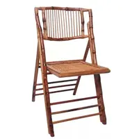 Высококачественные складные стулья из натурального бамбука, свадебное украшение, складной бамбуковый стул по разумной цене