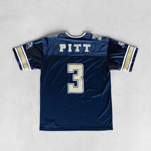 Vente en gros sur mesure de maillot de football américain rétro en maille entièrement imprimé par sublimation short de style streetwear surdimensionné - Product Image 2