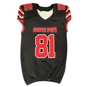 Uniforme de football américain sur mesure en polyester 100%, respirant, léger, uniforme de football américain pour hommes, nouveau design - Product Image 2