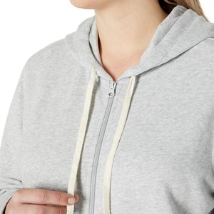 Sudaderas con capucha y sudaderas con cremallera personalizadas de gran tamaño orgánico algodón con cremallera completa 100% empresa de fabricación niñas Sudadera con capucha mujeres - Product Image 6