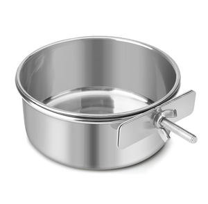 ชามอาหารสุนัขสเตนเลสสีเงินชามอาหารสุนัขรูปทรงกลมดีไซน์ยอดเยี่ยม - Product Image 6