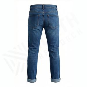 New Fashion Custom Design Slim Fit Jeans Men High Street Style Comfortable Wear <b>Denim</b> <b>Trousers</b> Low MOQ Wholesale Customized - Product Image 2