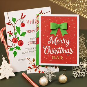 Cartes de Noël en papier personnalisées et simples avec un design créatif en ligne et une vaste bibliothèque de modèles - Product Image 1