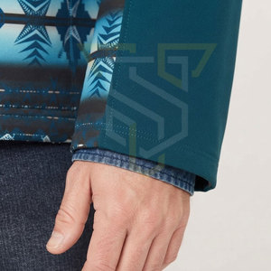 Veste softshell légère pour adulte, imprimée par sublimation, veste softshell pour homme, veste softshell confortable - Product Image 6