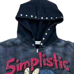 Sudadera con capucha para hombre DTF estampado 100% algodón personalizado jersey de gran tamaño sudadera de lana a granel al por mayor moda streetwear compradores - Product Image 4