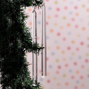 Palo de cristal de alta calidad hecho a mano al por mayor adornos de árbol adornos de regalo de Navidad de 2017 - Product Image 3