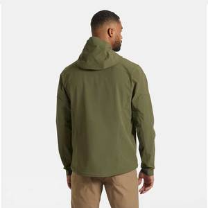 Trending Style High Quality Men's Canvas Softshell <b>Jacket</b> Durable Comfortable <b>Fleece</b> <b>Lining</b> Formal Winter Stand OEM Supply - Product Image 4