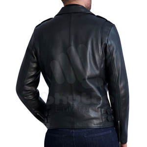 Vestes en cuir personnalisées de couleur hivernale à col montant, mode personnalisée, nouvelle arrivée, haute qualité, imperméables et respirantes pour hommes - Product Image 6