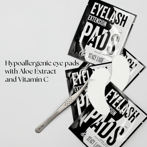 100 Pairs Set Premium Under Eye Gel <b>Pads</b> for Eyelash Extension - Lint Free Patches with Vitamin C by Stacy Lash Supplies - Product Image 2