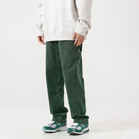 Pantalon cargo unisexe de style militaire lavé avec boucle en D vintage, coutures renforcées, toile double fil 300g