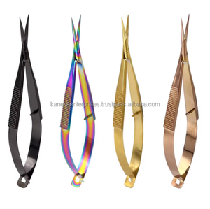 Micro Scissor Cuticle Stainless Steel Straight Tip Sharp Spring Durable Custom Coated Beauty <b>Tool</b> Manufacturer Wholesale - Product Image 2