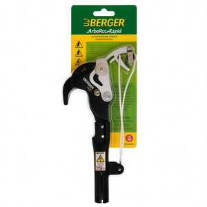 ArboRapid 490 mm Garden Hand <b>Tools</b> Caterpillar <b>Shears</b> with 40 mm Cutting Capacity 5 m Pull Rope Included BERGER Brand - Product Image 3