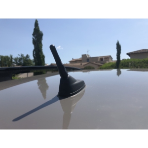 Antena de goma de 6 cm de caucho negro - Product Image 3
