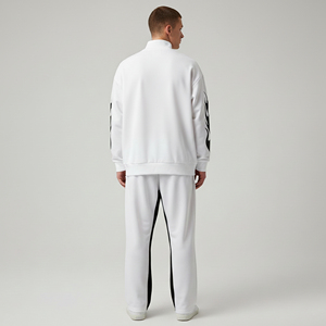 Conjunto Deportivo de Pantalones Deportivos Holgados y Sudadera con Cuello Redondo de Alta Calidad 2026, Conjunto Deportivo de Algodón Estampado Personalizado de Felpa Francesa para Hombre - Product Image 4