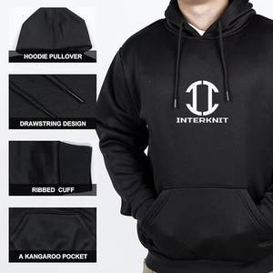 Sudaderas y Hoodies Personalizadas para Hombre, Bordadas e Impresas, de Forro Polar, para Invierno, Trabajo, con Bolsillo, Ropa Deportiva para Clima Frío, Servicio OEM - Product Image 2