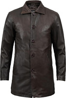 Manteau d'hiver personnalisé en cuir de vache imperméable pour homme, respirant, séchage rapide, tissu en toile tricotée, col montant, service OEM